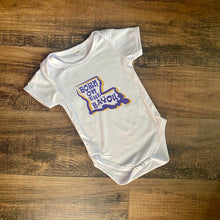 Load image into Gallery viewer, Born on the Bayou Toddler Bodysuit White
