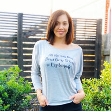 Load image into Gallery viewer, New Orleans Ladies Off Shoulder Shirt
