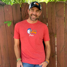 Load image into Gallery viewer, New Orleans Pelicans Men&#39;s Short Sleeve T-shirt Red

