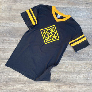 Saints Unisex Striped Sleeve Shirt