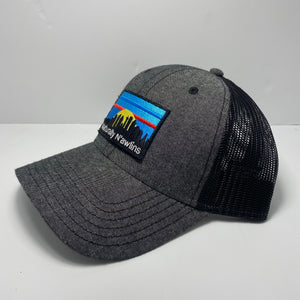 Naturally N’awlins Chambray Black Trucker Hat