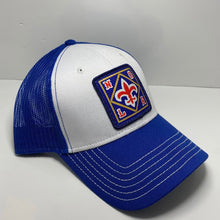 Load image into Gallery viewer, Royal Blue and White NOLA Trucker
