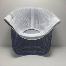 Load image into Gallery viewer, Naturally N’awlins Chambray Blue Trucker Hat
