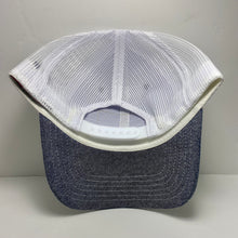 Load image into Gallery viewer, Pelicans Navy Chambray Low Profile Trucker
