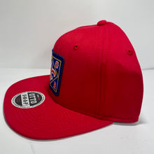 Load image into Gallery viewer, NOLA Red Flatbill Snapback hat
