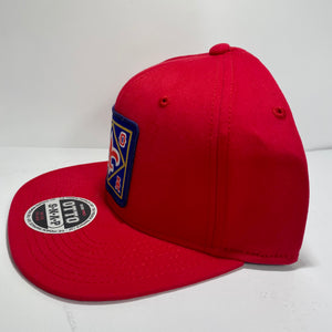 NOLA Red Flatbill Snapback hat
