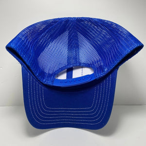 Royal Blue and White NOLA Trucker