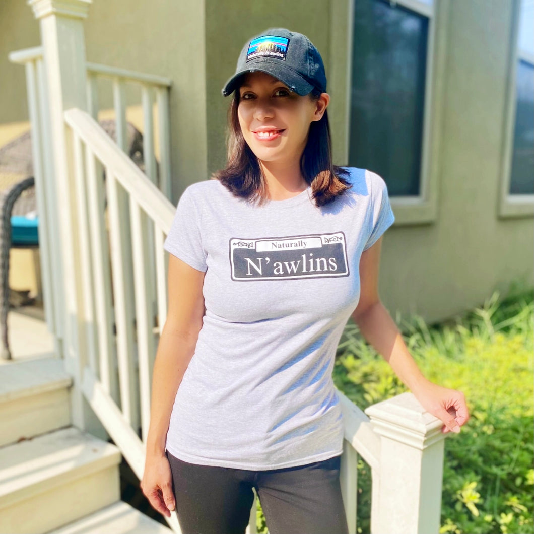 Naturally N’awlins Women’s Gray Crew Neck