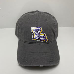 Born on the Bayou LSU Dad Hat